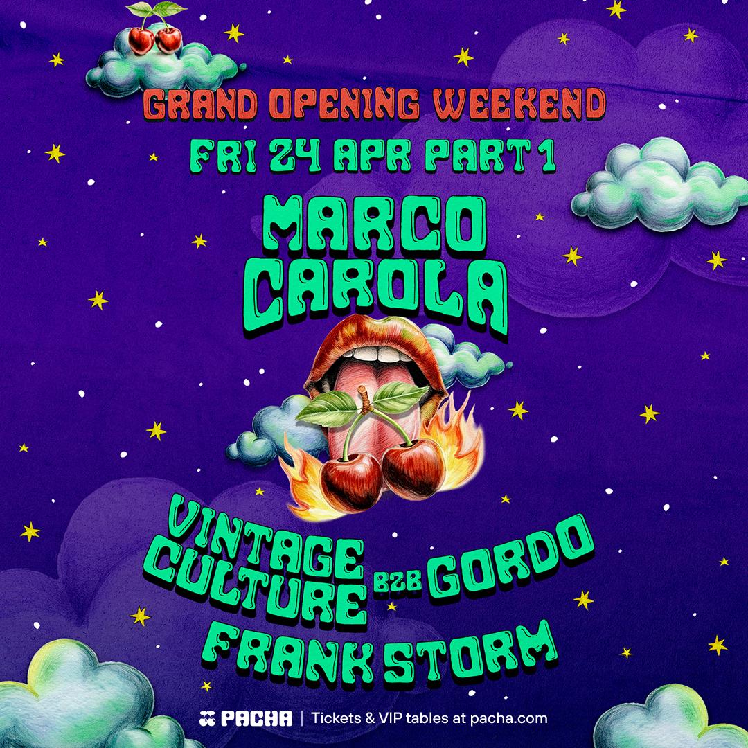 Part 1 - Grand Opening Weekend - Marco Carola